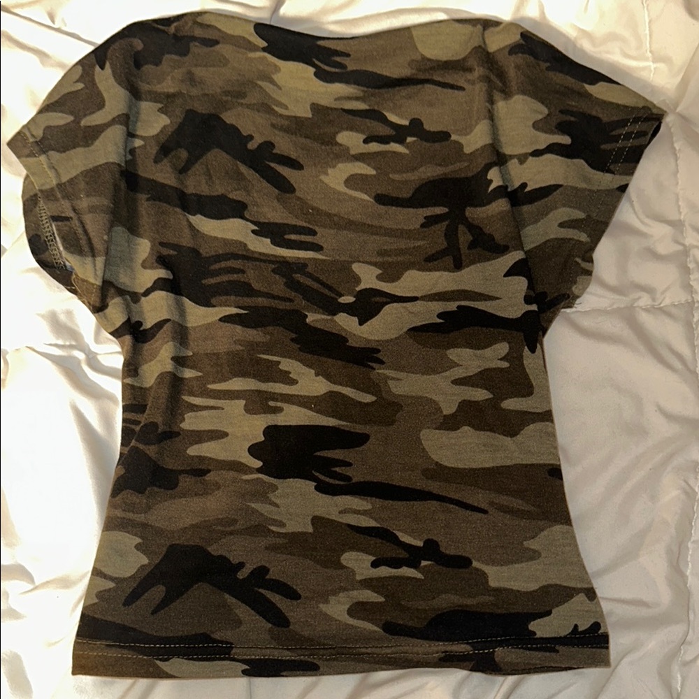 Tan Fitted Short Sleeve T-Shirt